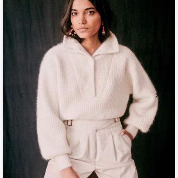 Sezane Sweaters - SEZANE Micky pull in ecru, brand new with tags